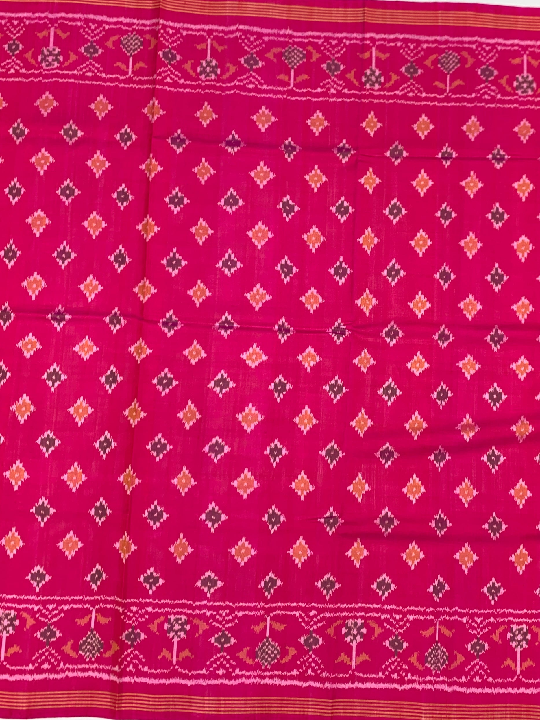 Timeless Rani Pink Patola Saree