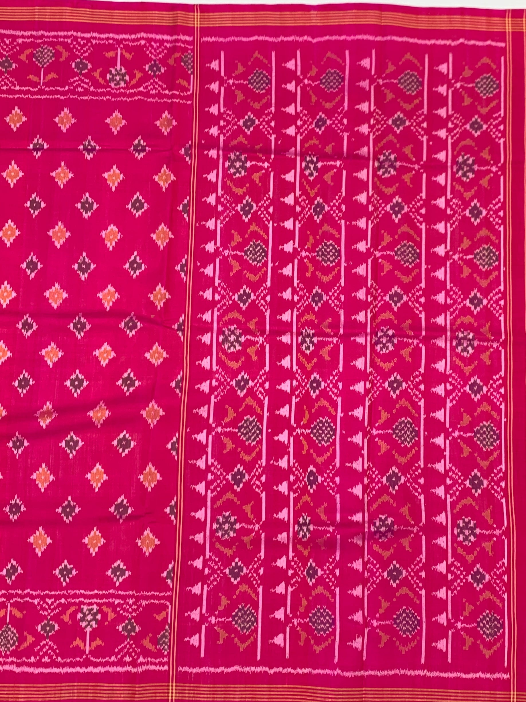 Timeless Rani Pink Patola Saree