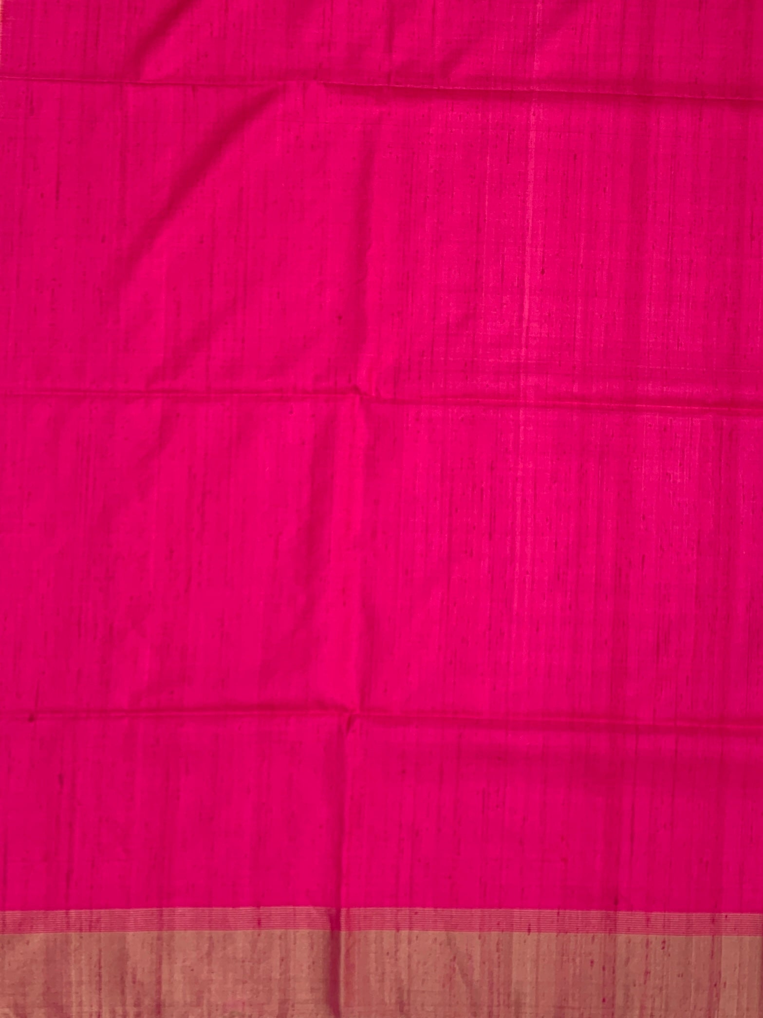 Exquisite Peach-Pink Soft Silk Saree with Rani Pink Pallu