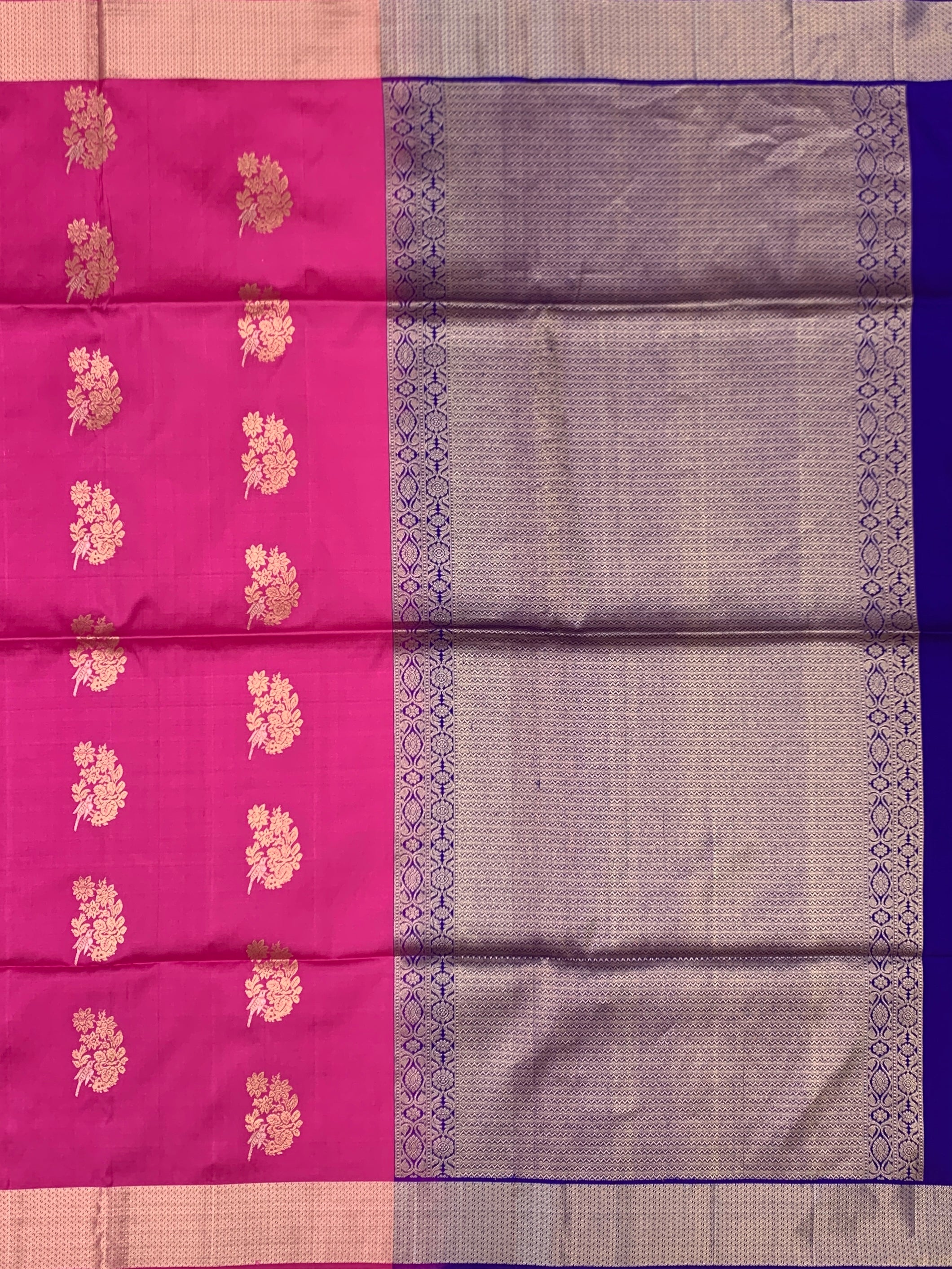 Exquisite Rani Pink Soft Silk Saree