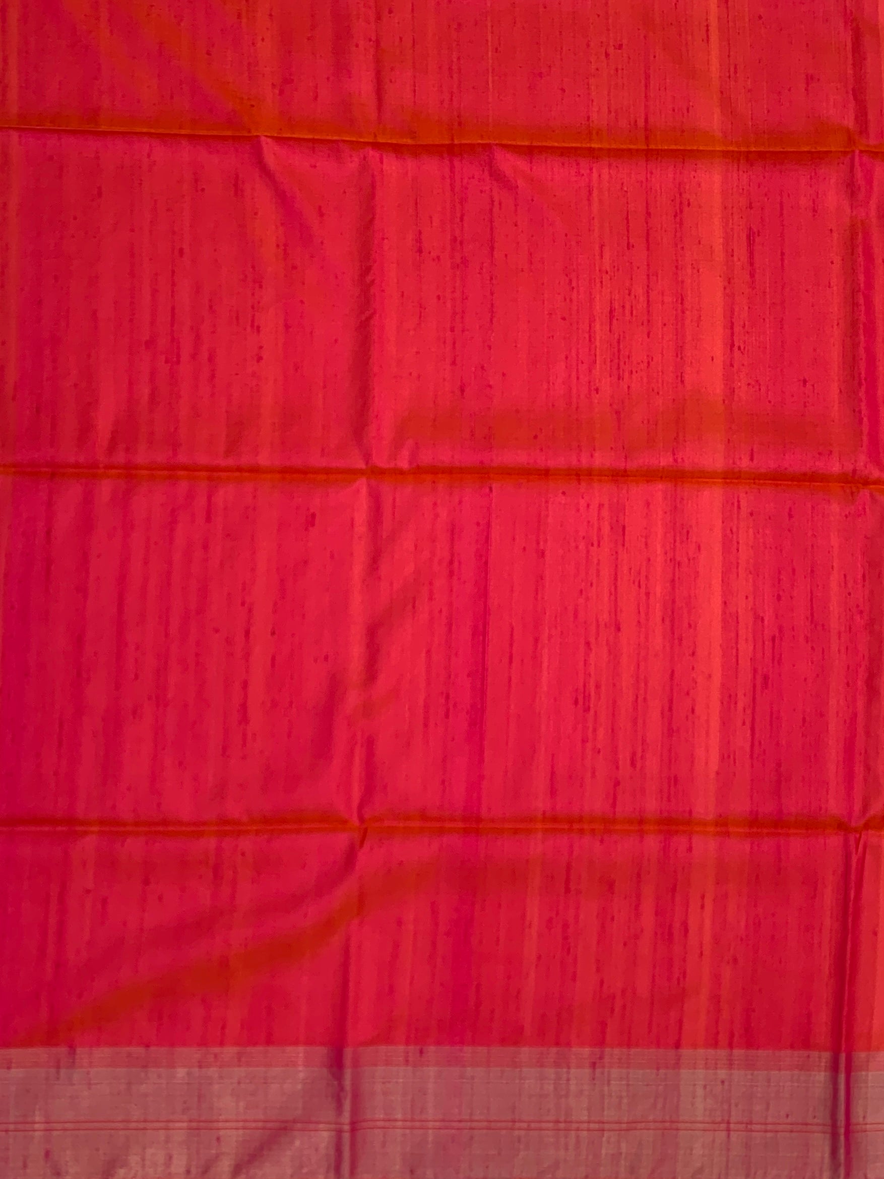 Pastel Peach Soft Silk Saree with Silver-Gold Zari Weave
