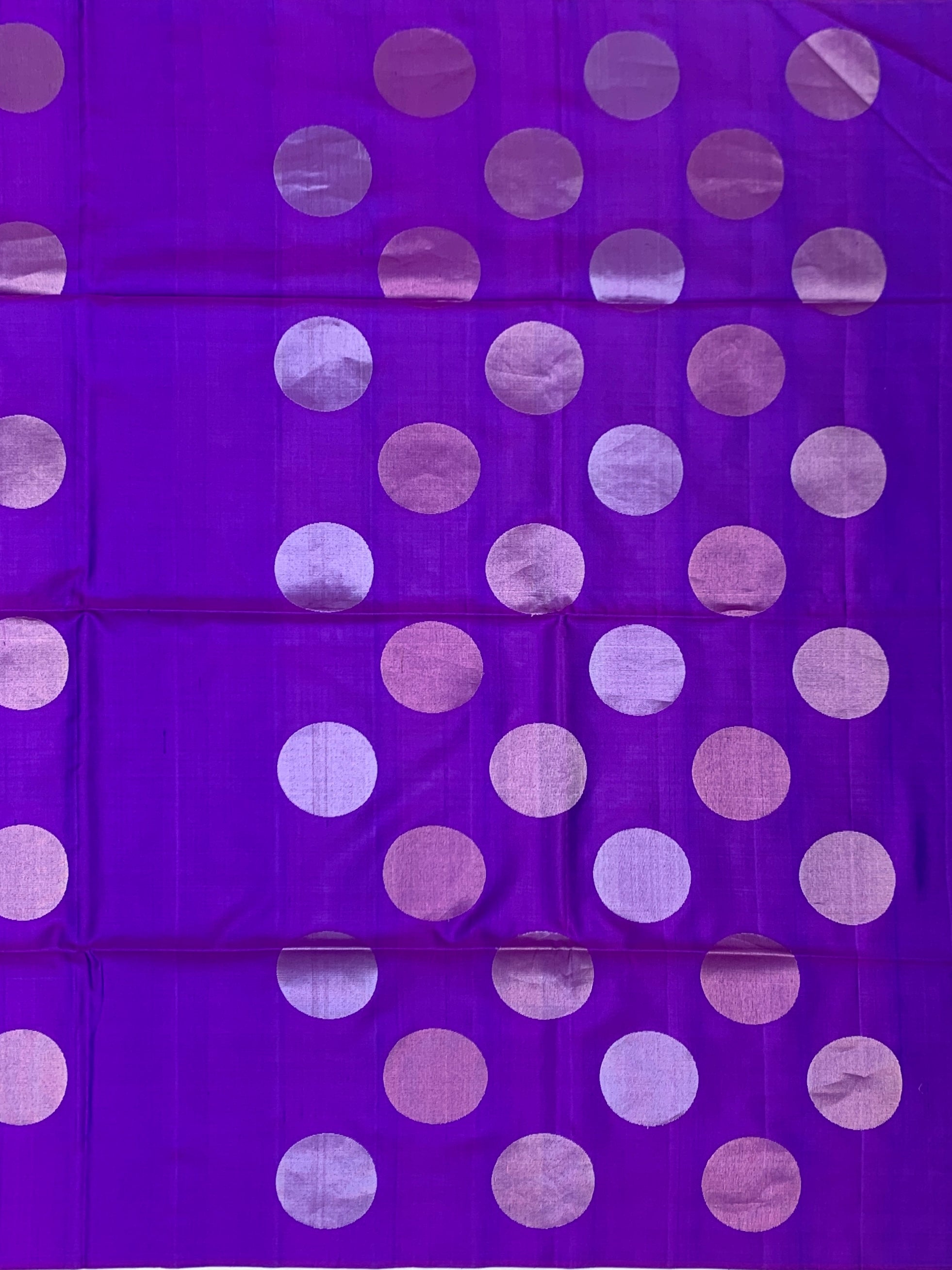 Vibrant Purple soft silk saree