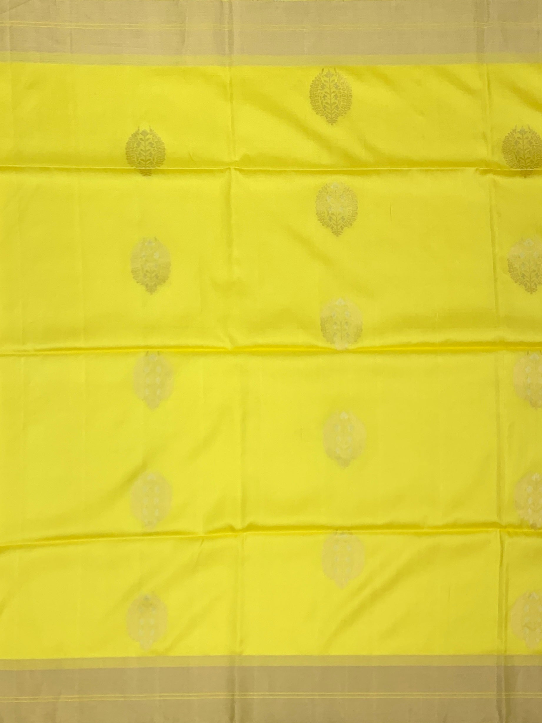 Sunny Yellow & Strawberry Pink Soft Silk Saree with Floral Zari Pallu