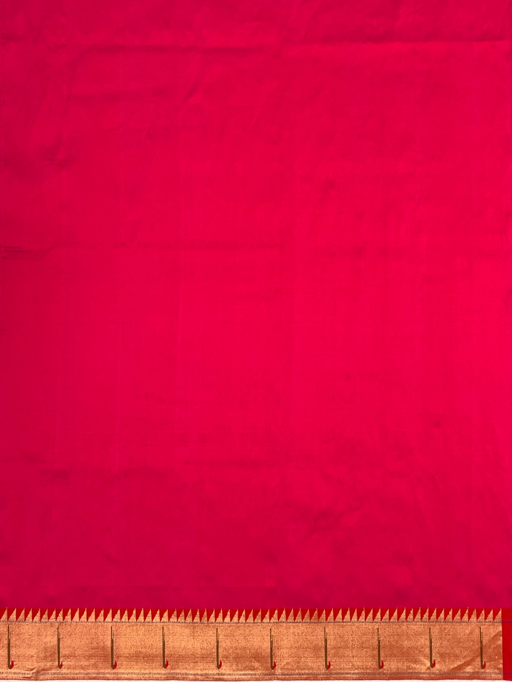 Regal Fuchsia Pink Paithani Silk Saree with Majestic Peacock Pallu
