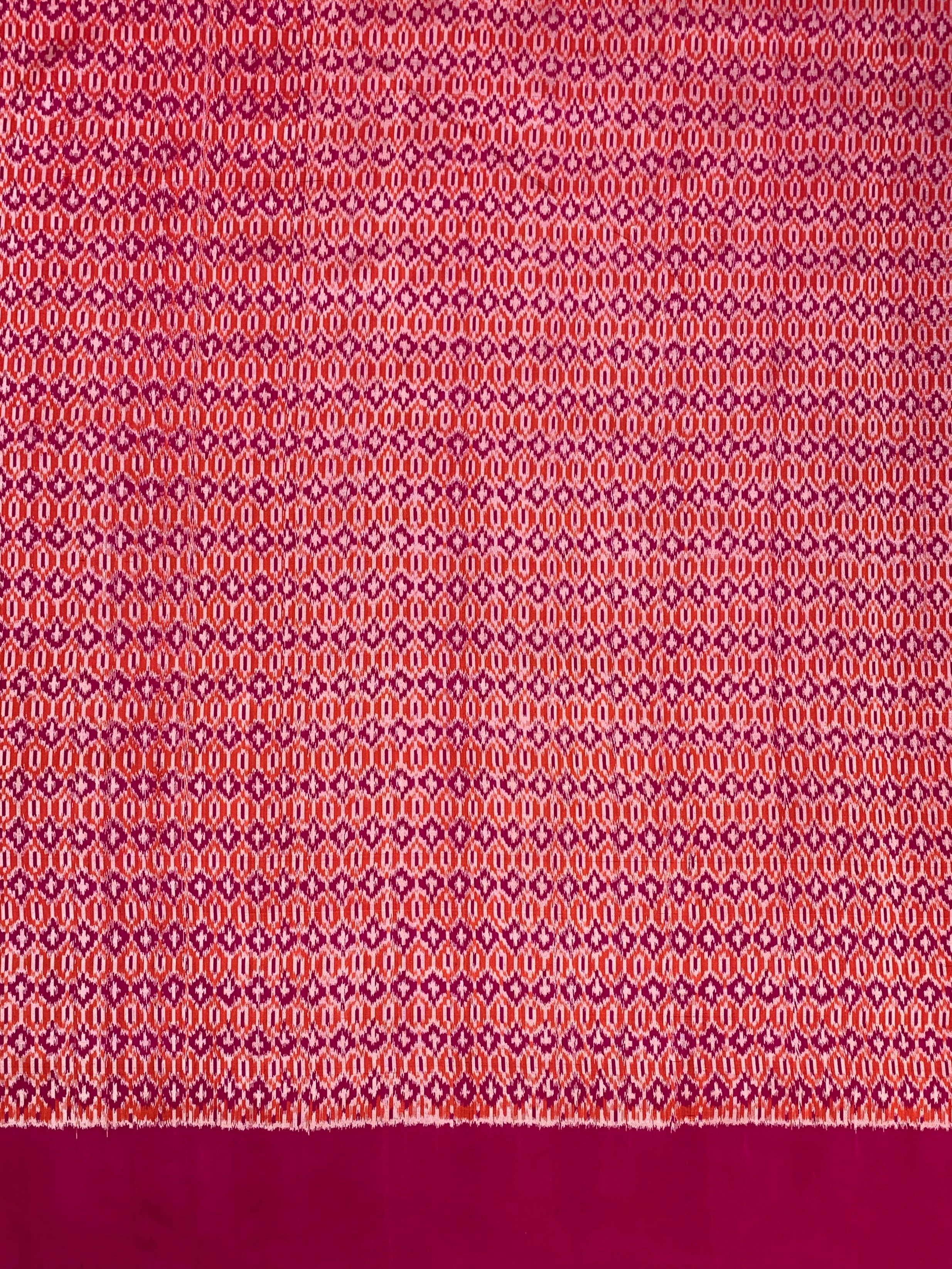 Ikat Brush Painted Saree