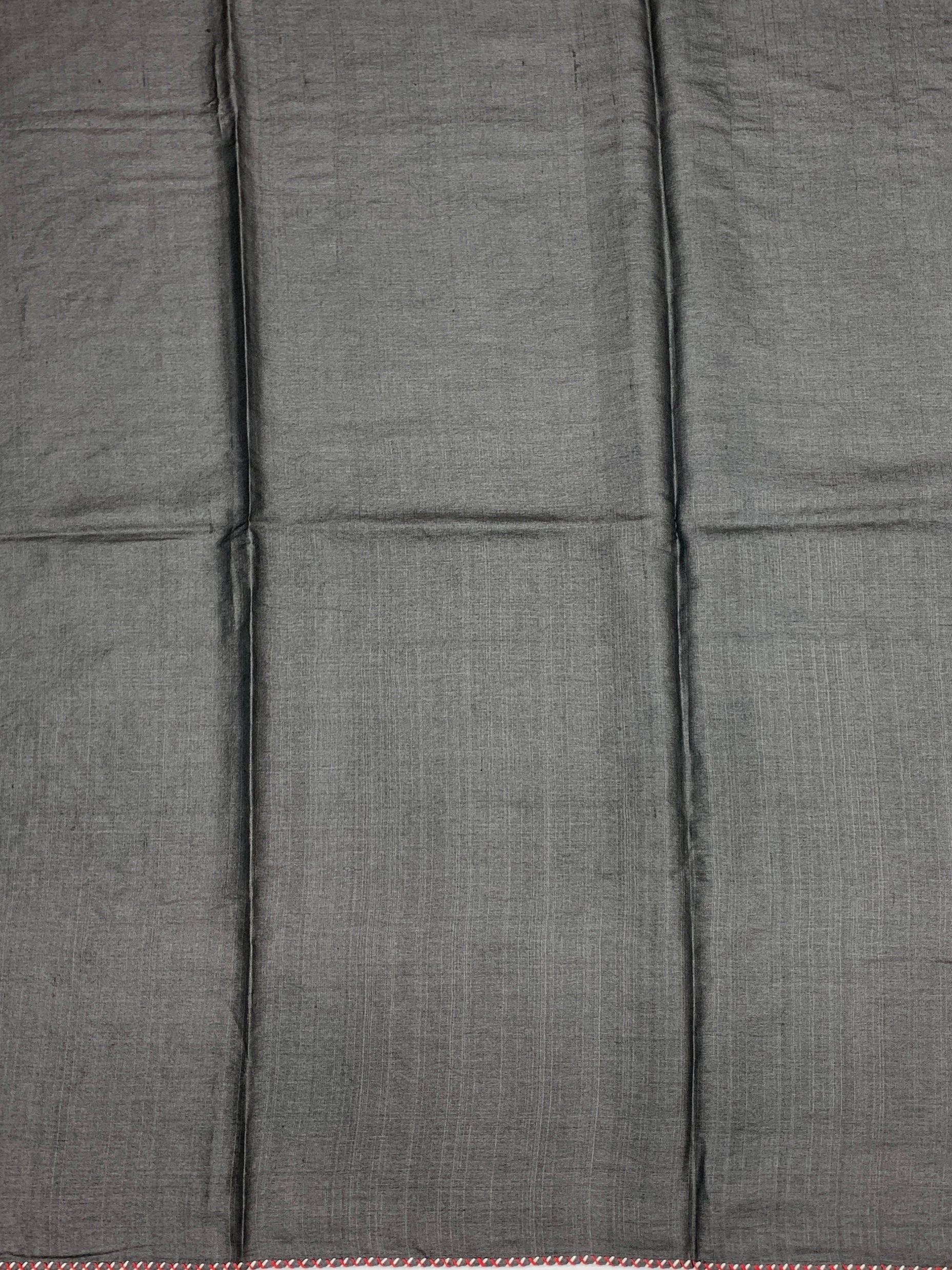 Tussore Saree Black In Colour