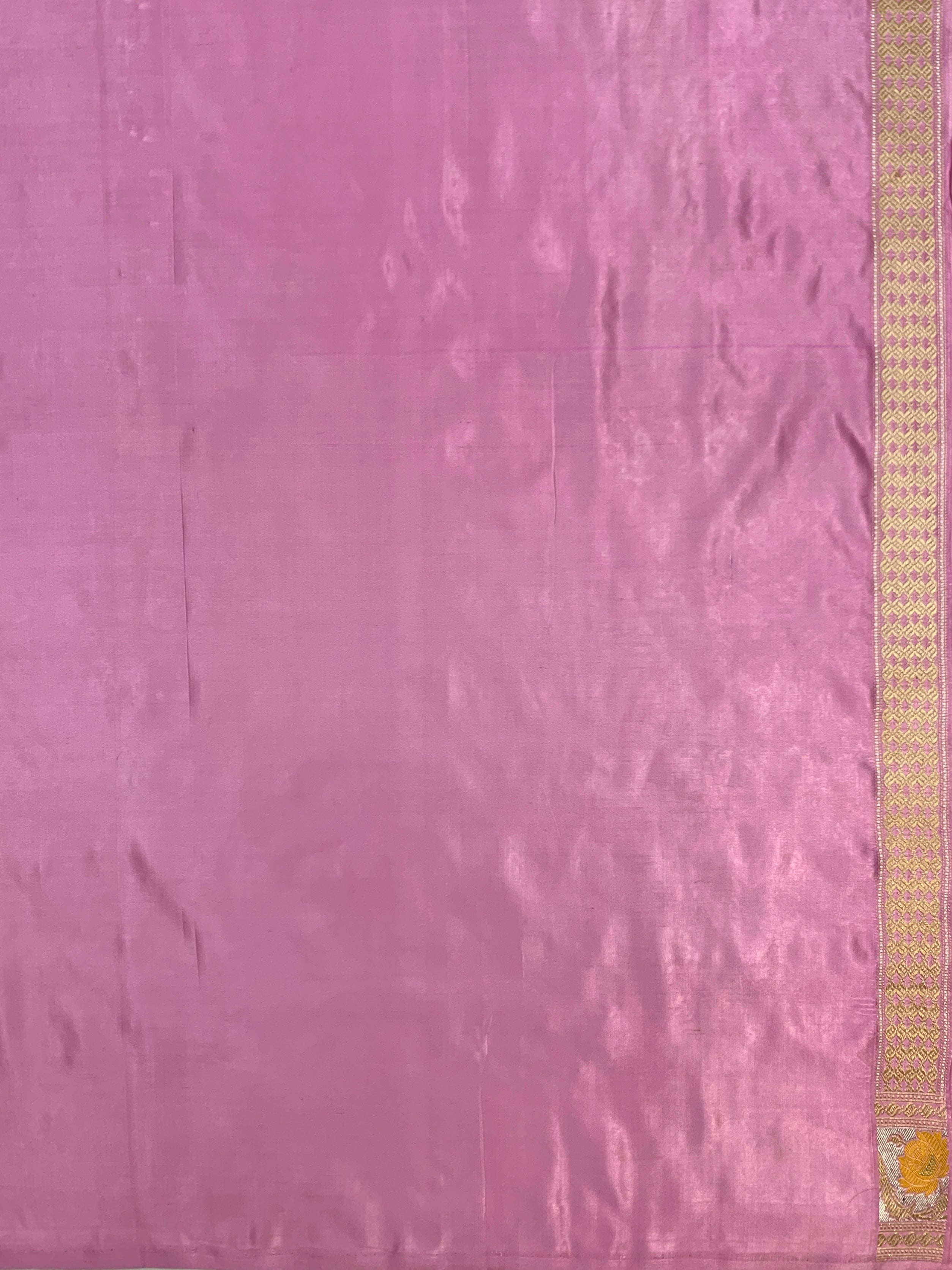 Mashru Silk Saree Light-Pink In Colour