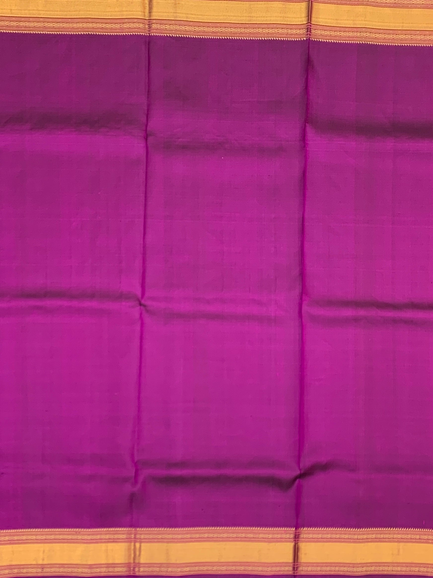 Dark Purple Handwoven Gadwal Pattu Saree