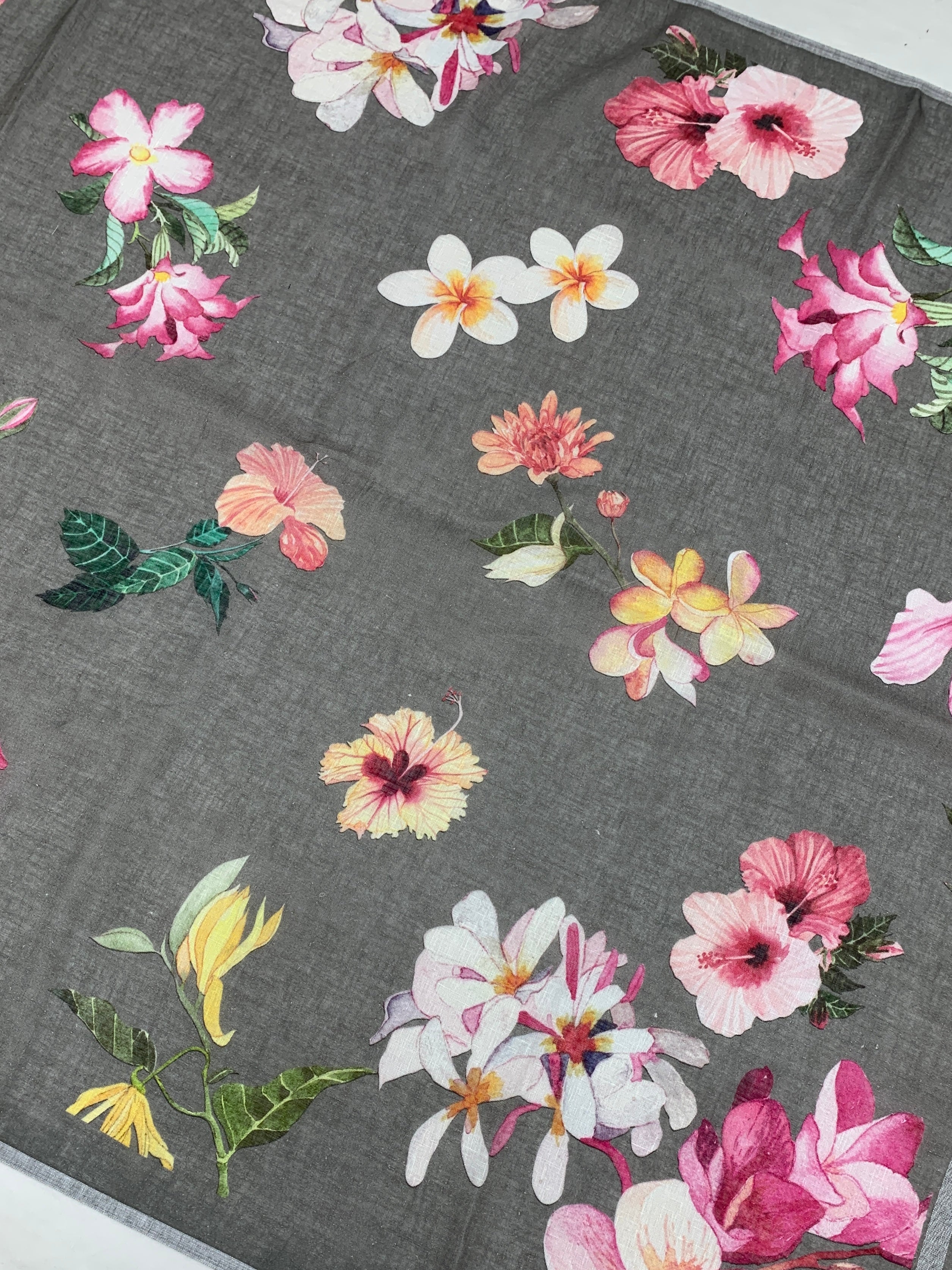Linen Saree