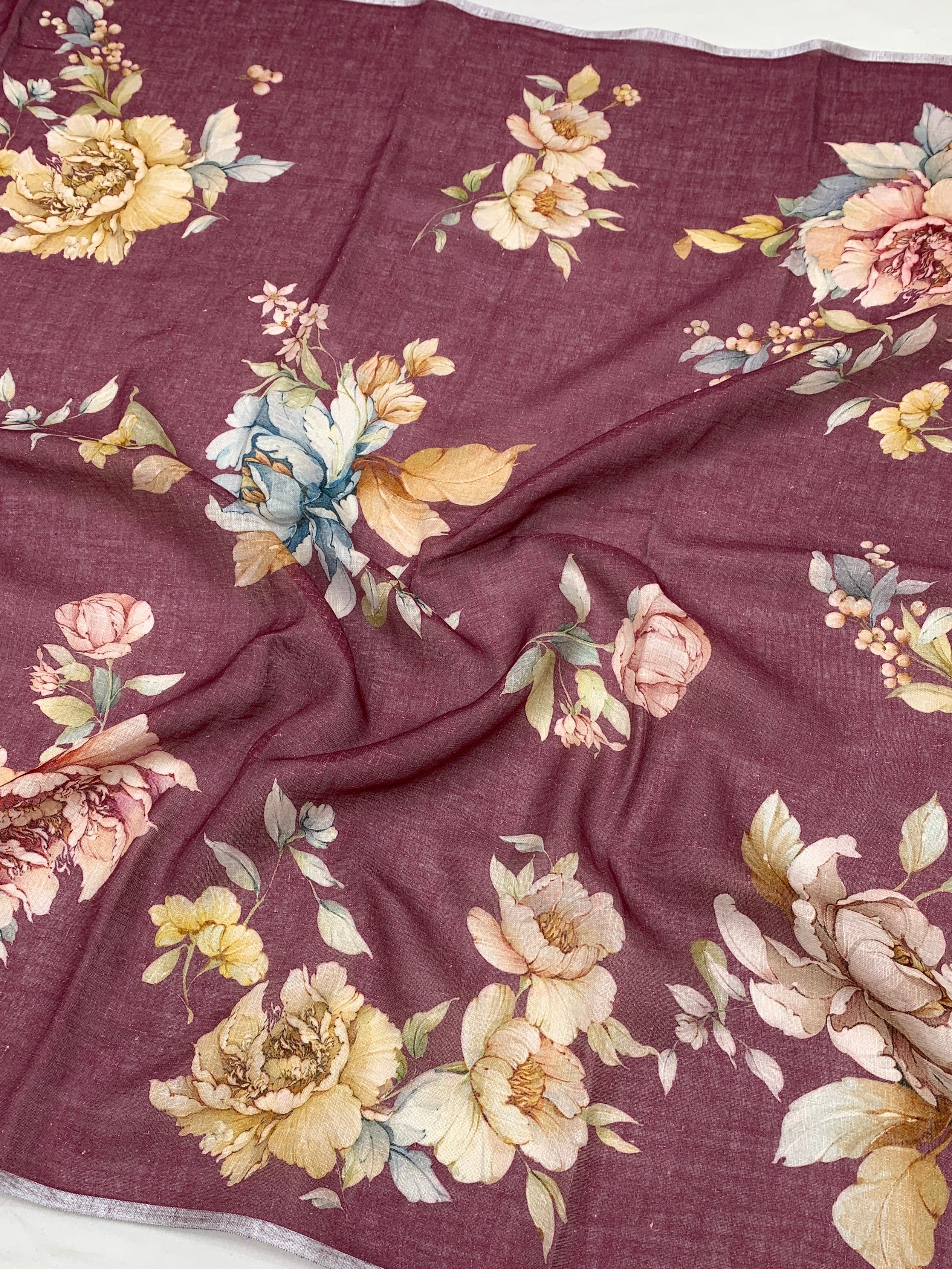Linen Saree