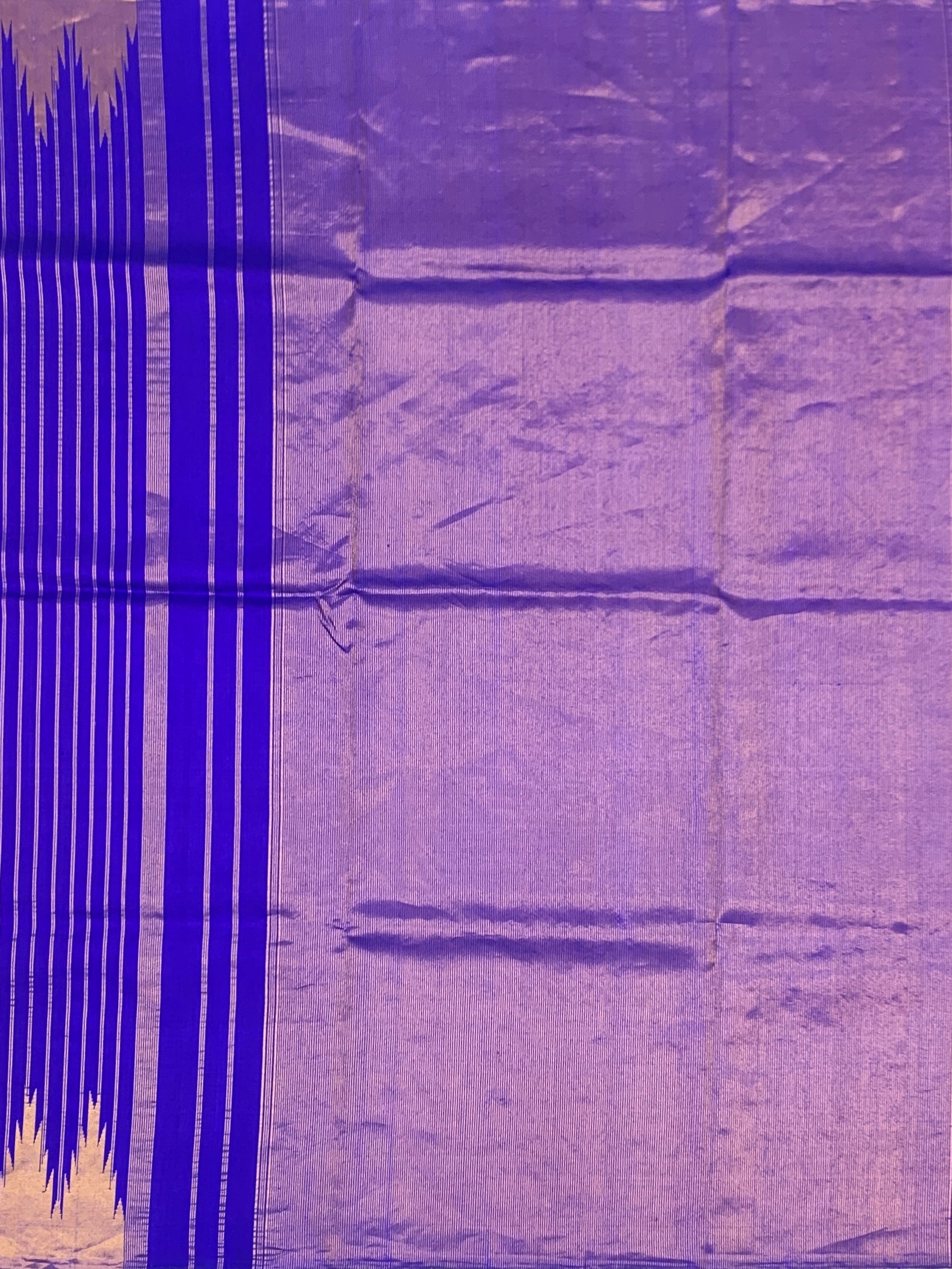 Royal Blue Gadwal Silk Saree