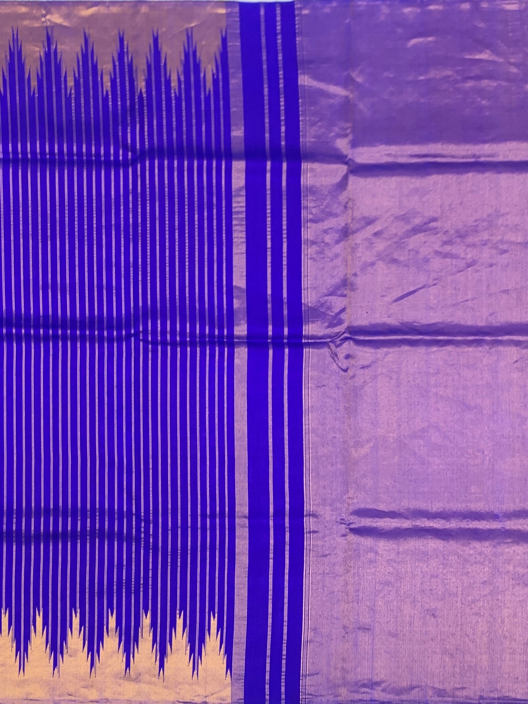 Royal Blue Gadwal Silk Saree