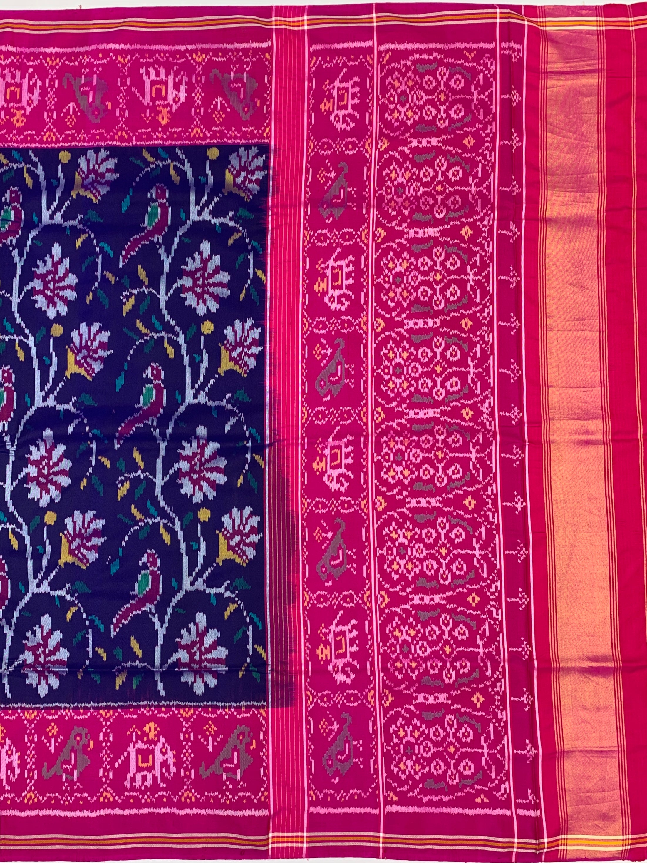Patola Saree Midnight Blue In Colour