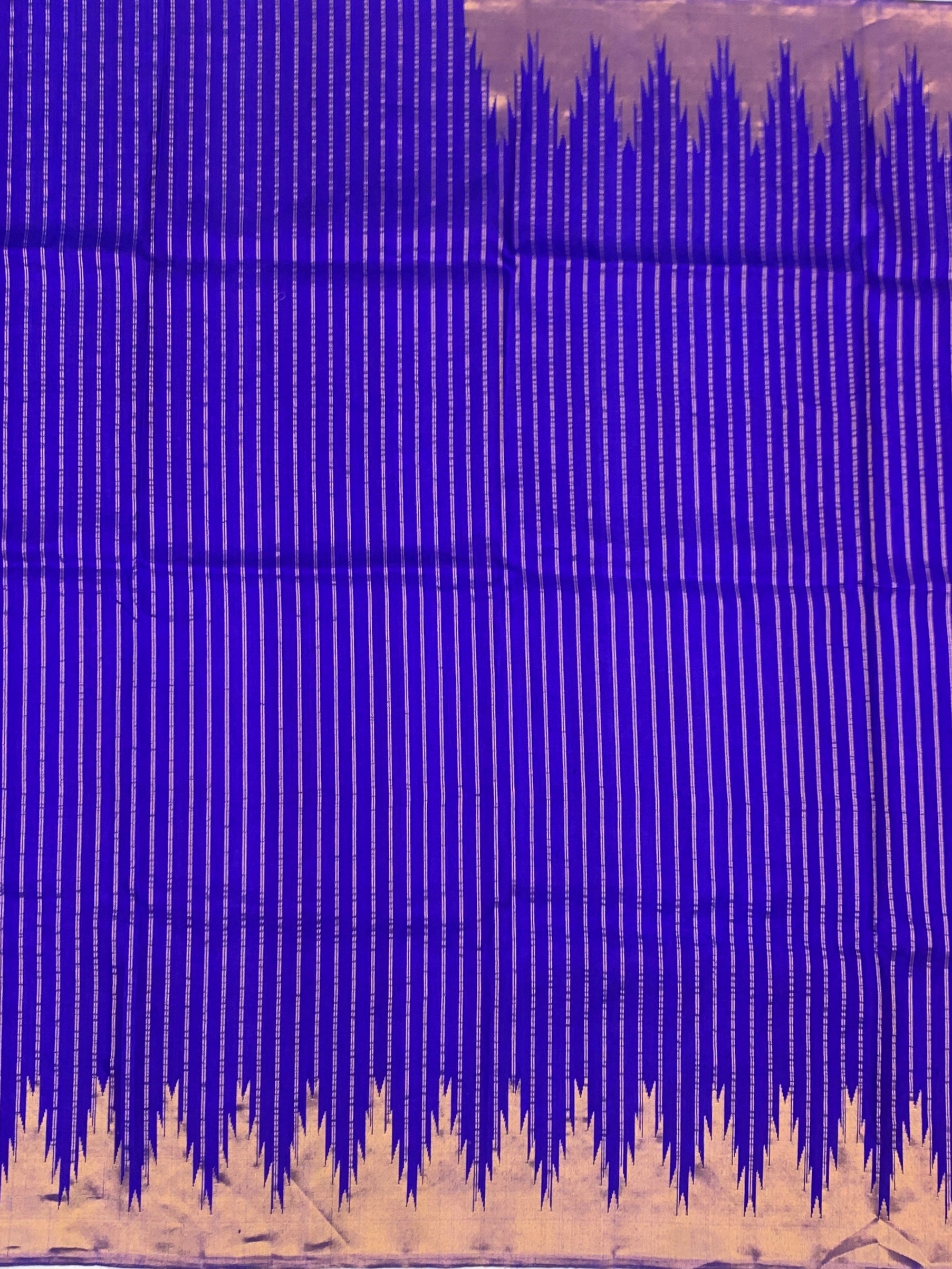 Royal Blue Gadwal Silk Saree