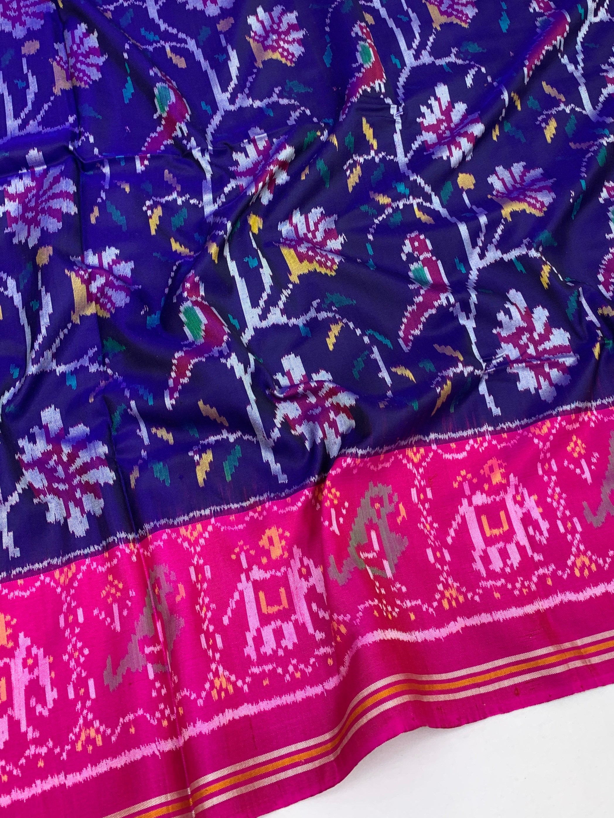 Patola Saree Midnight Blue In Colour