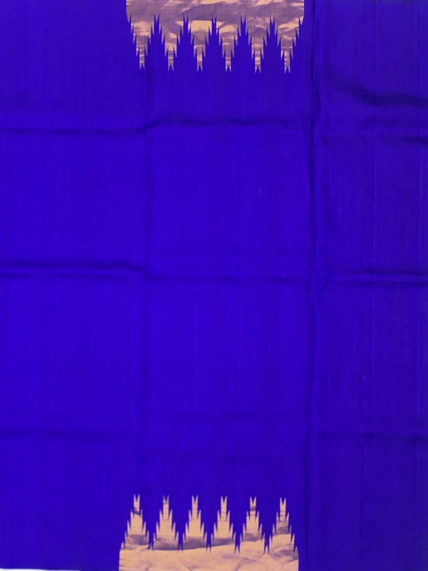 Royal Blue Gadwal Silk Saree