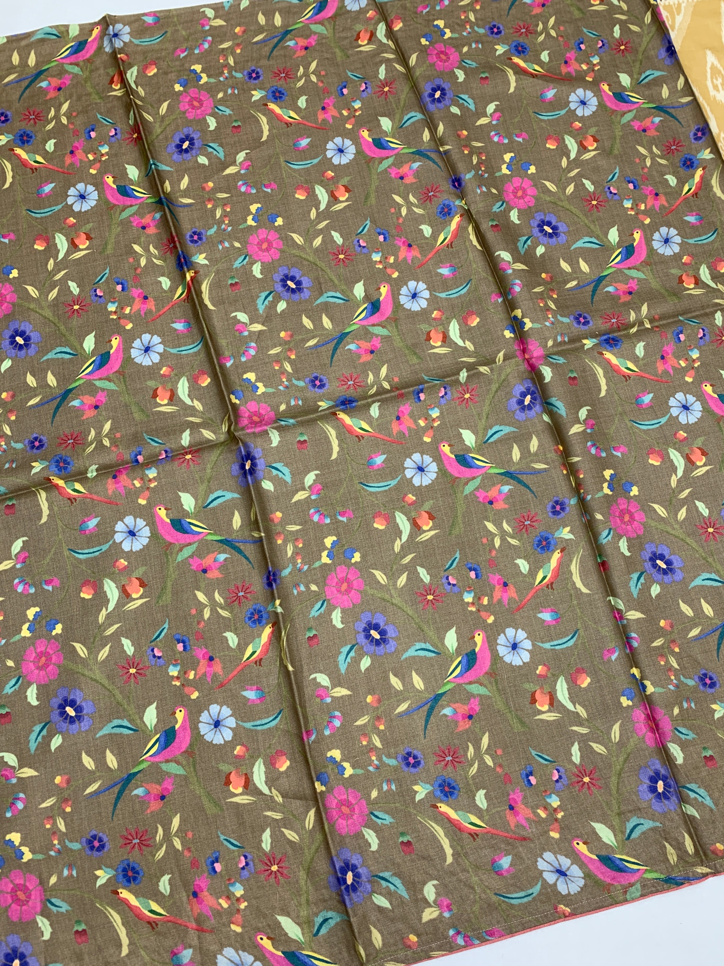 Tussore Saree Cream In Colour