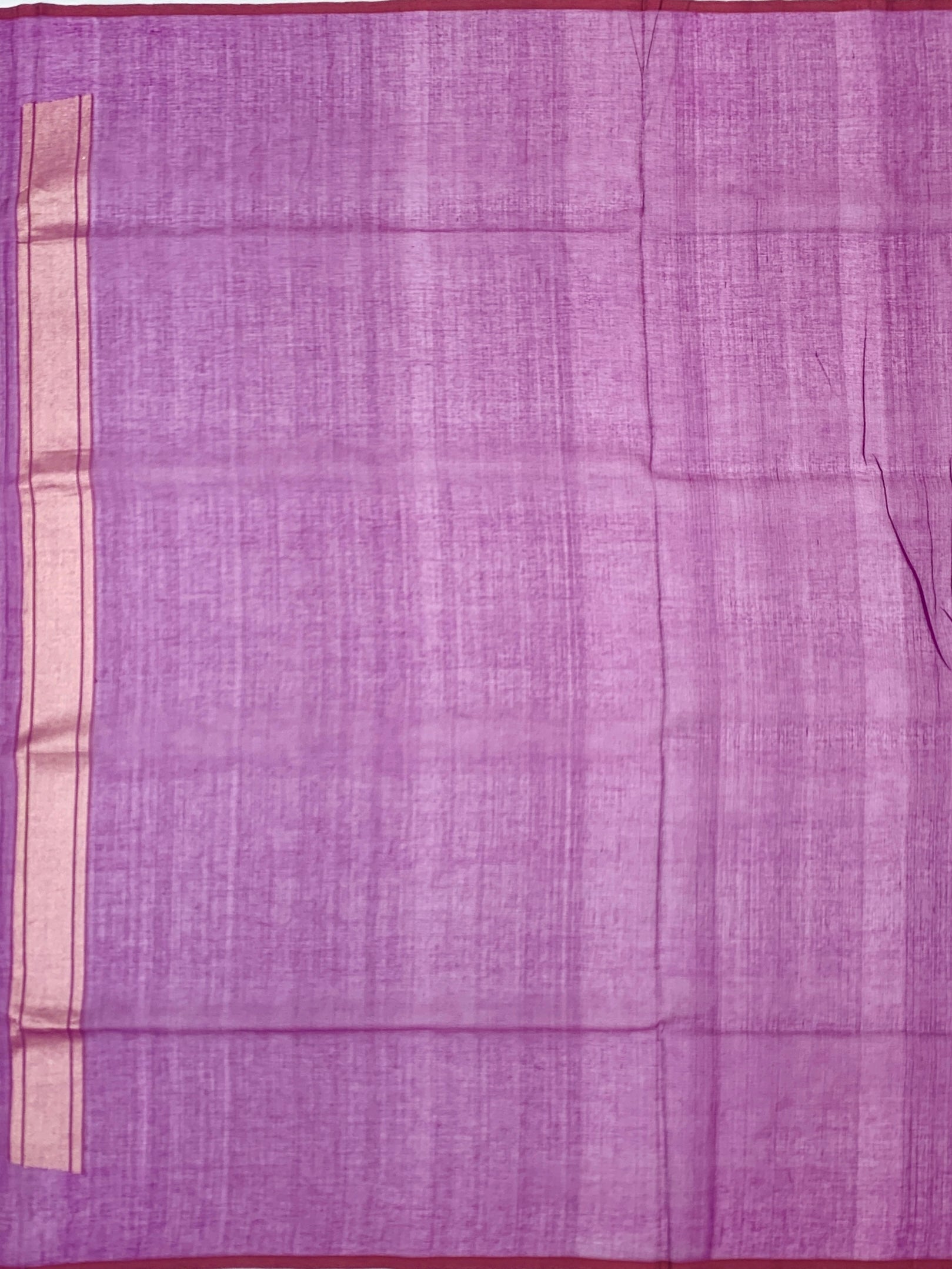 Deep Plum and Lavender Cotton Jamdani Saree with Multi-Color Woven Motifs