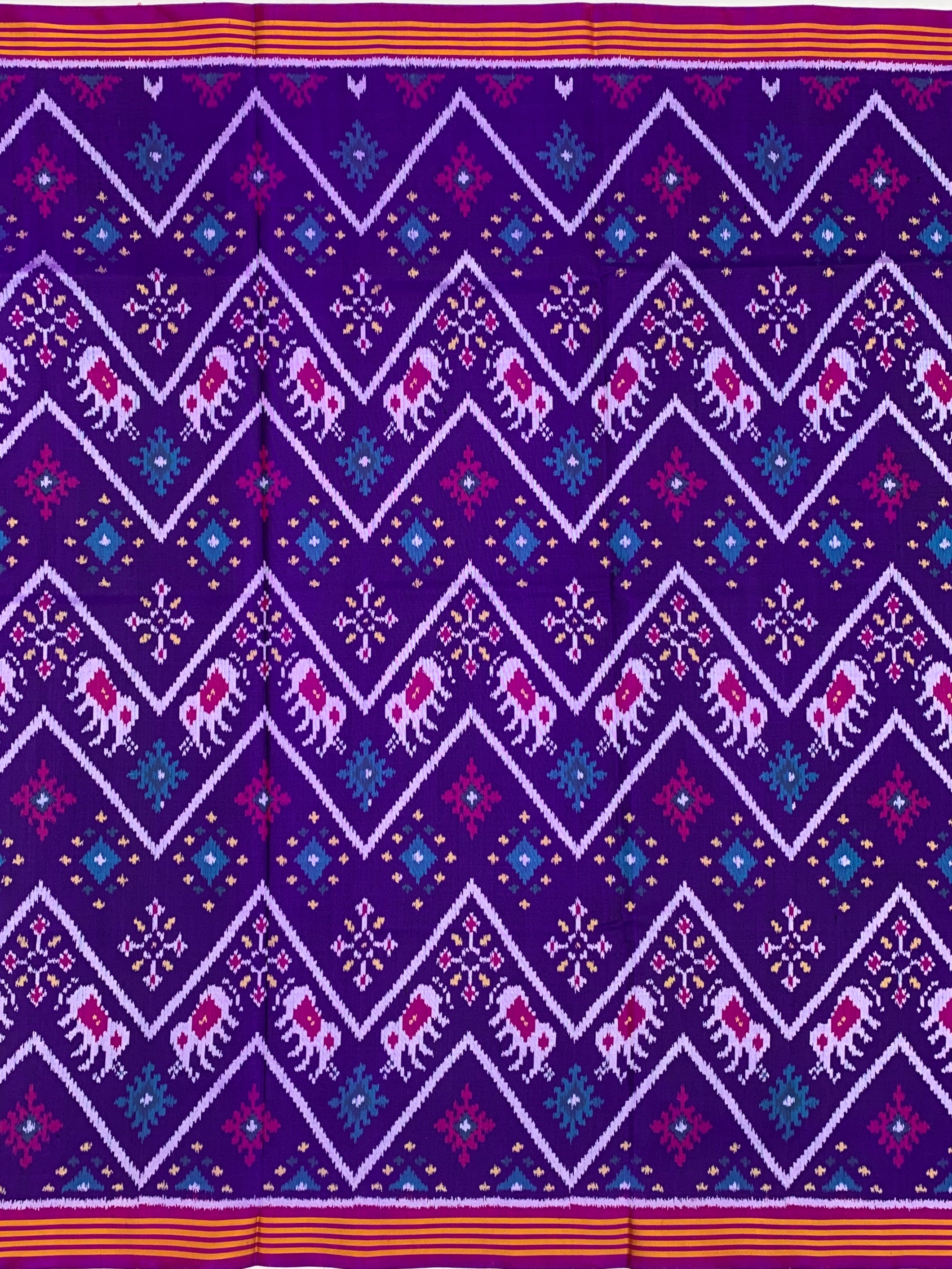 Patola Saree Purple In Colour
