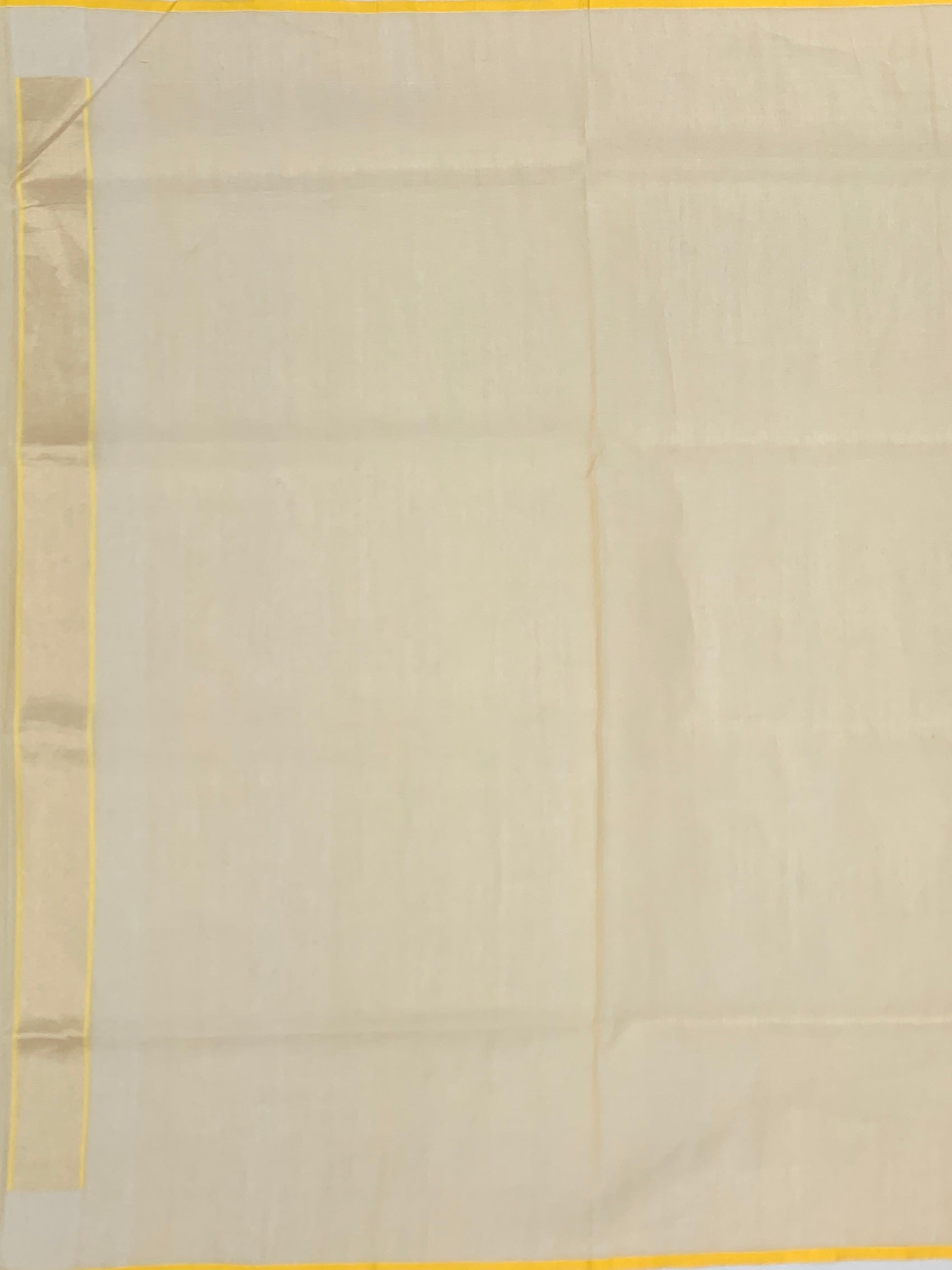 Ethereal Beige Cotton Jamdani Saree with Multi-Color Botanical Florals