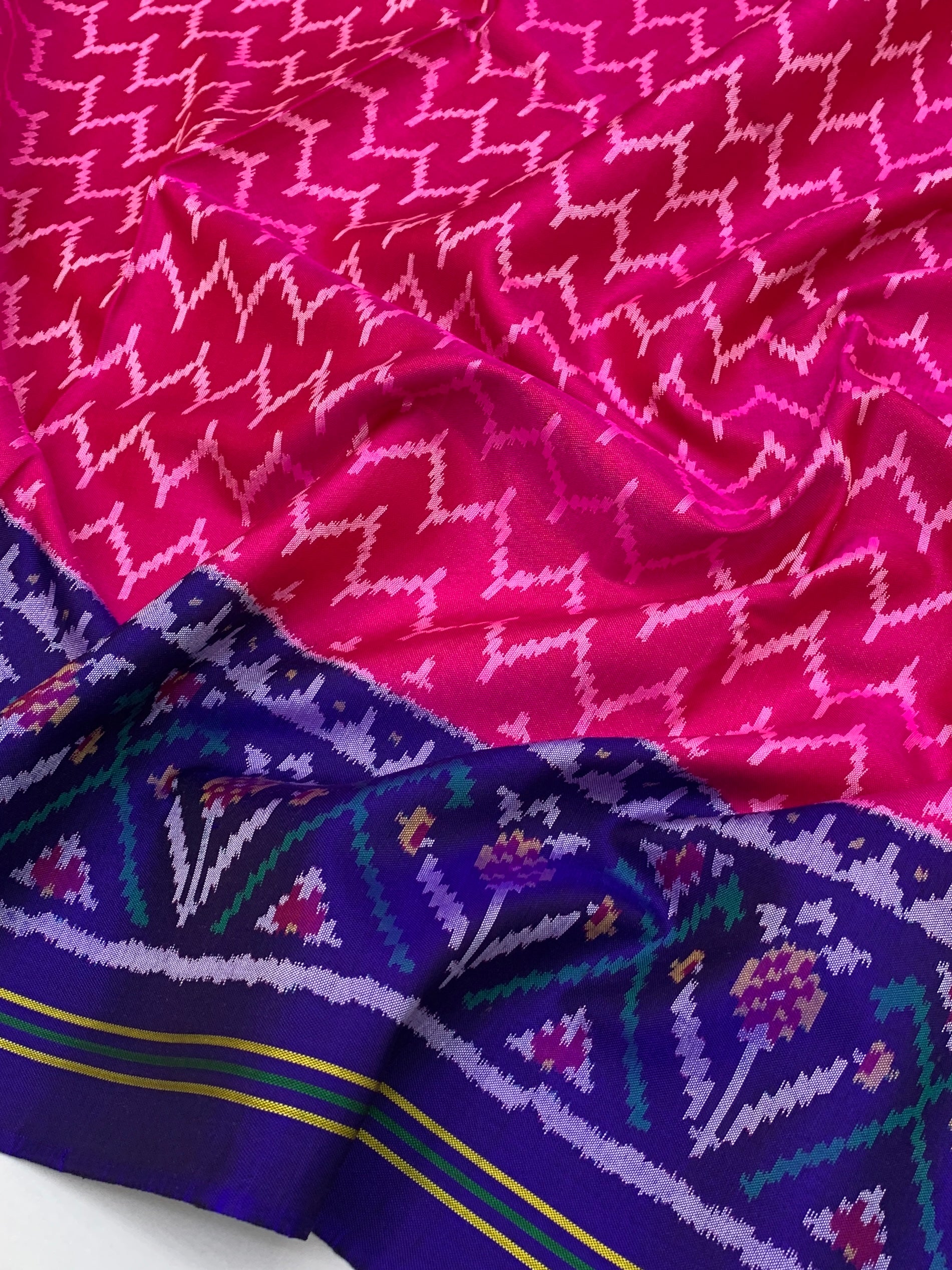 Patola Saree Pink In Colour
