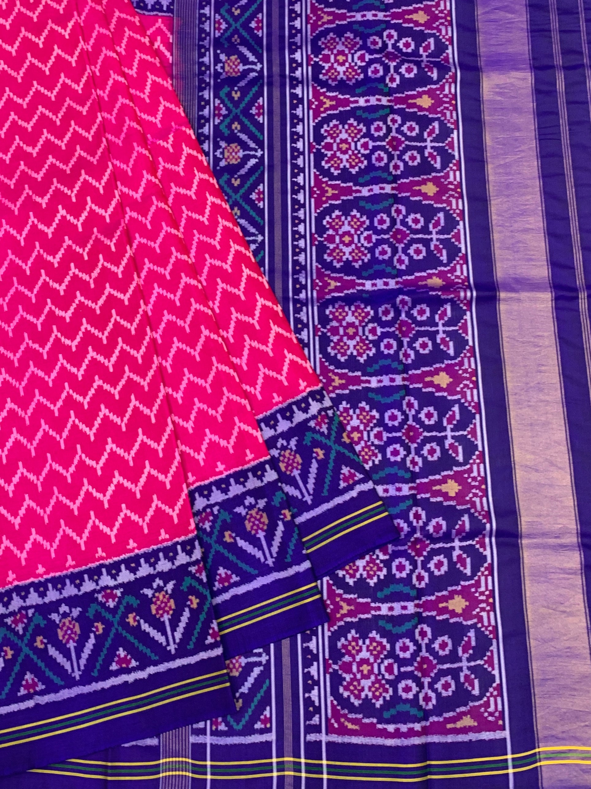 Patola Saree Pink In Colour