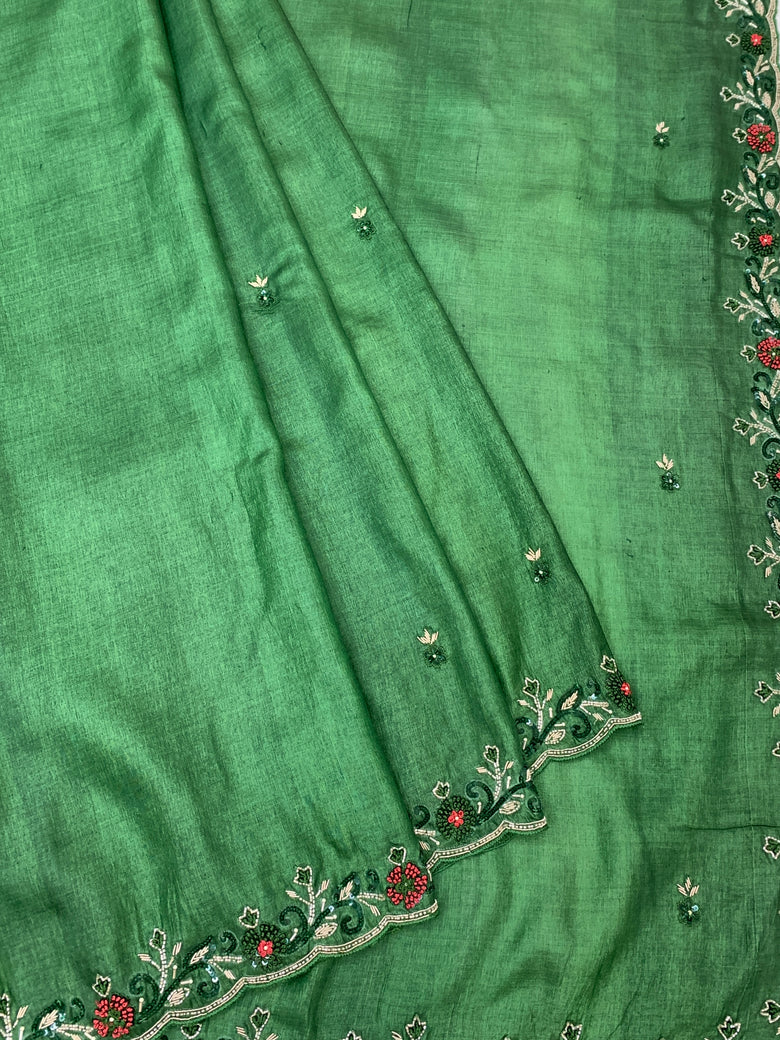 Tussore Saree