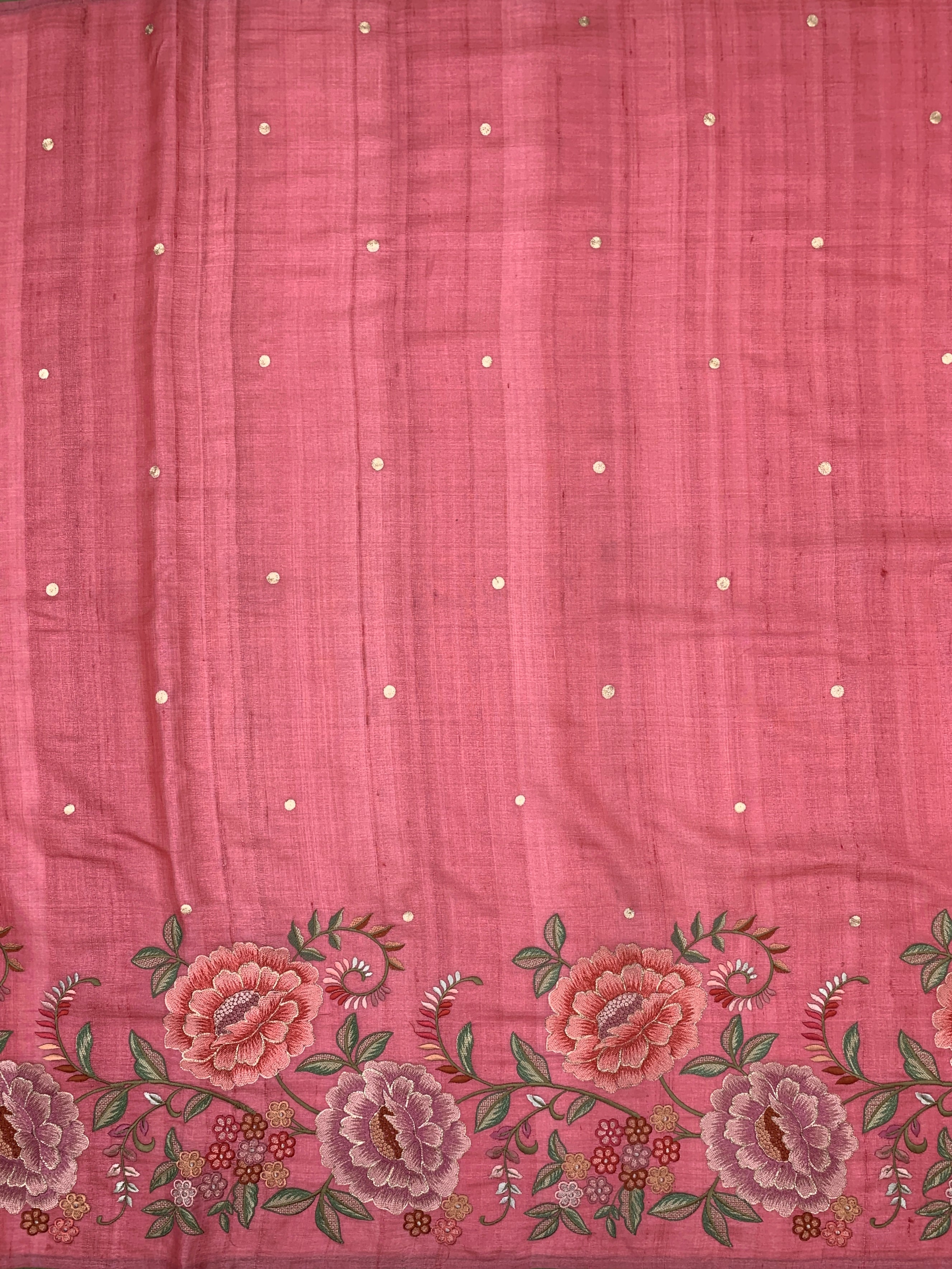 Tussore Saree