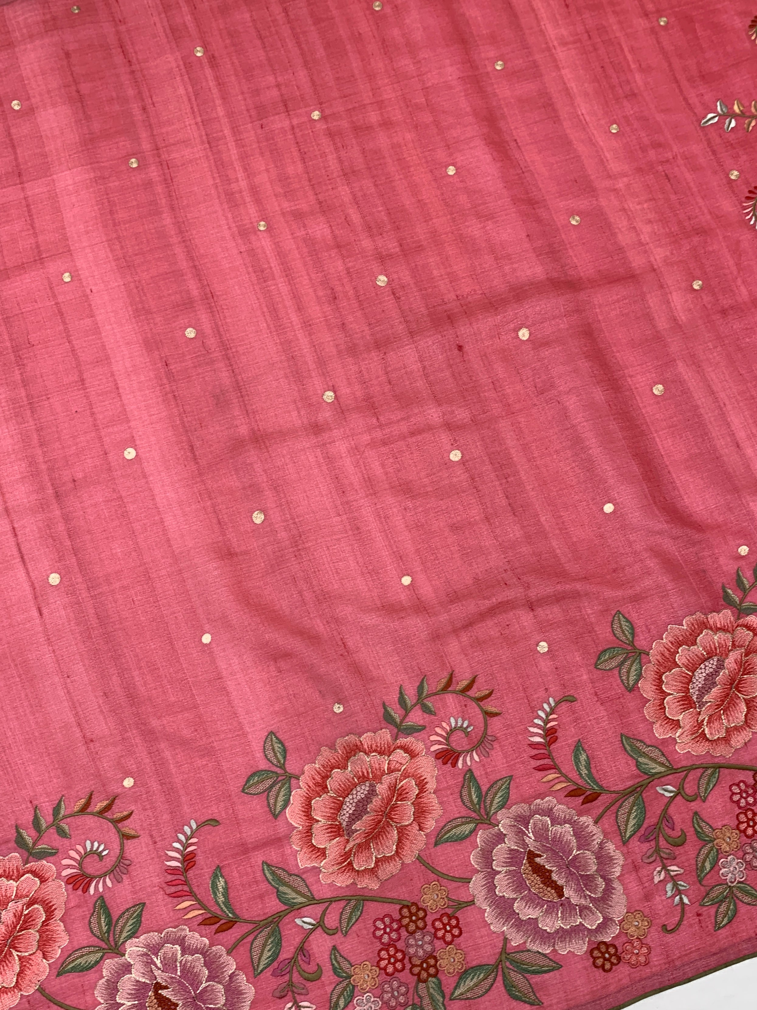 Tussore Saree
