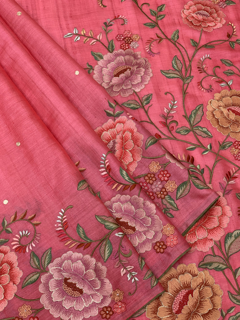 Tussore Saree