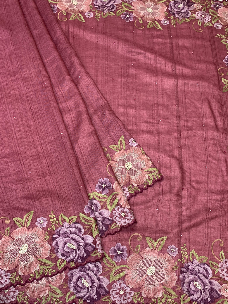 Tussore Saree