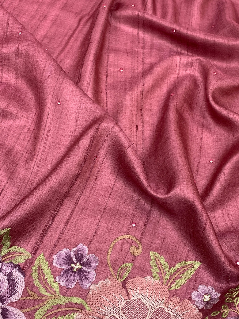 Tussore Saree