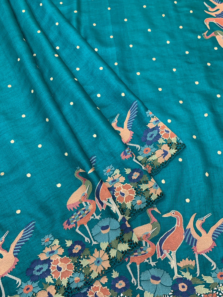 Tussore Saree