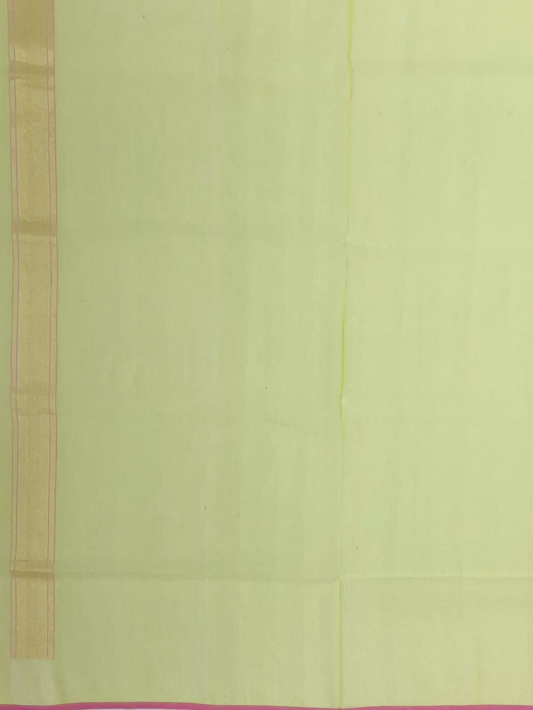 Pastel Pistachio Green Cotton Jamdani Saree with Geometric Floral Grid