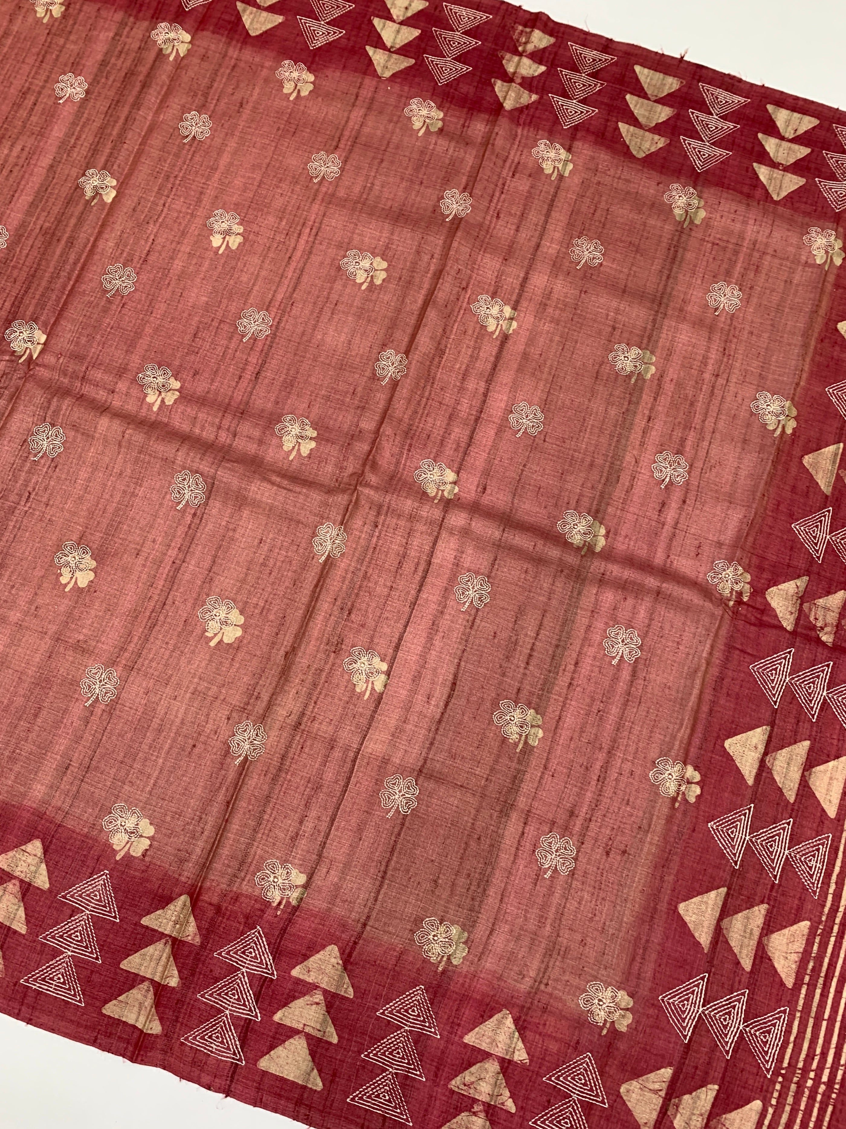 Tussore Saree