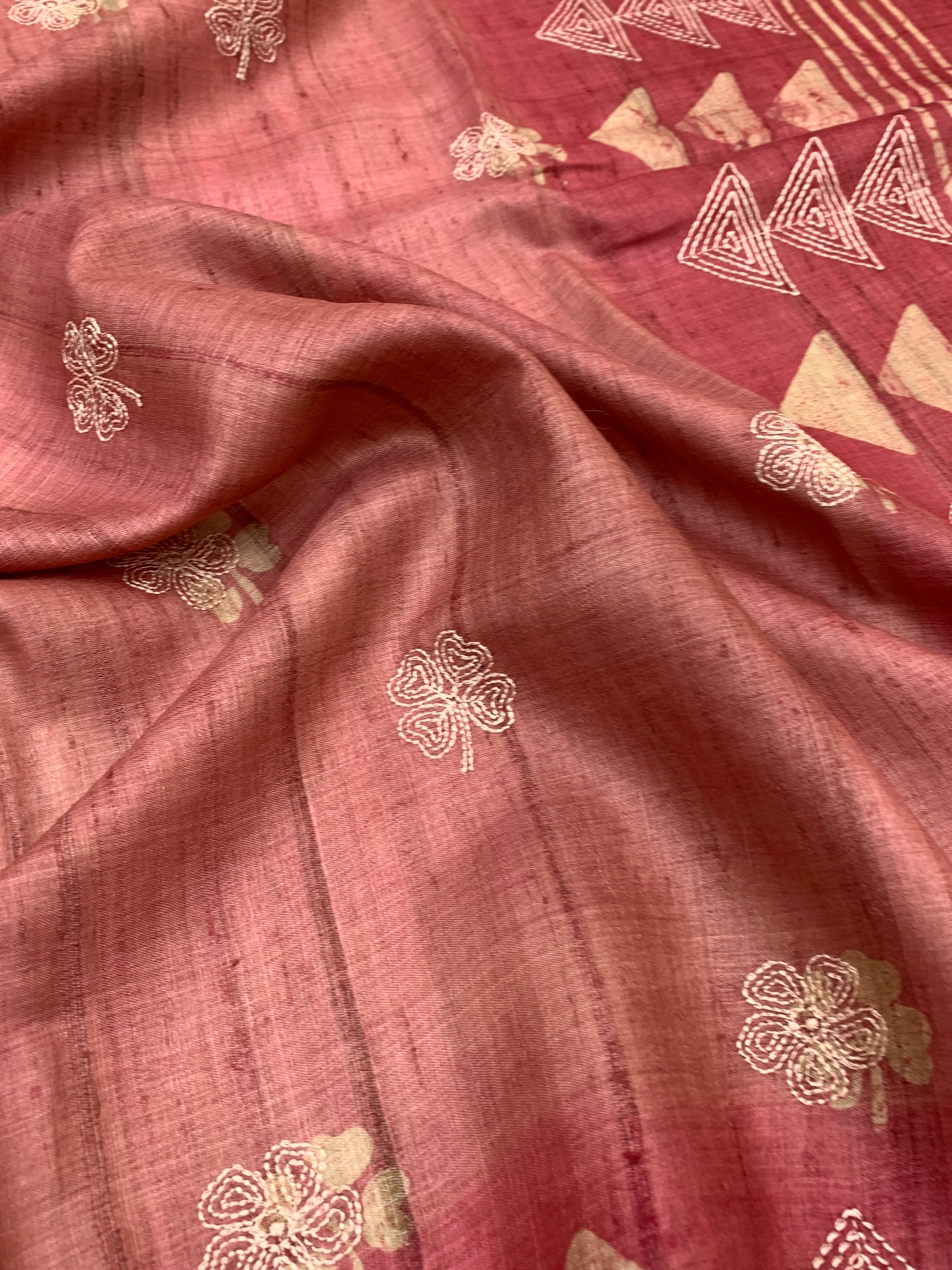 Tussore Saree