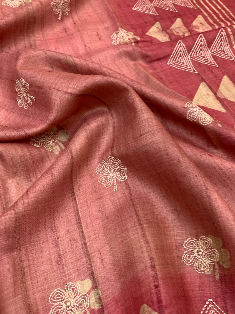 Tussore Saree