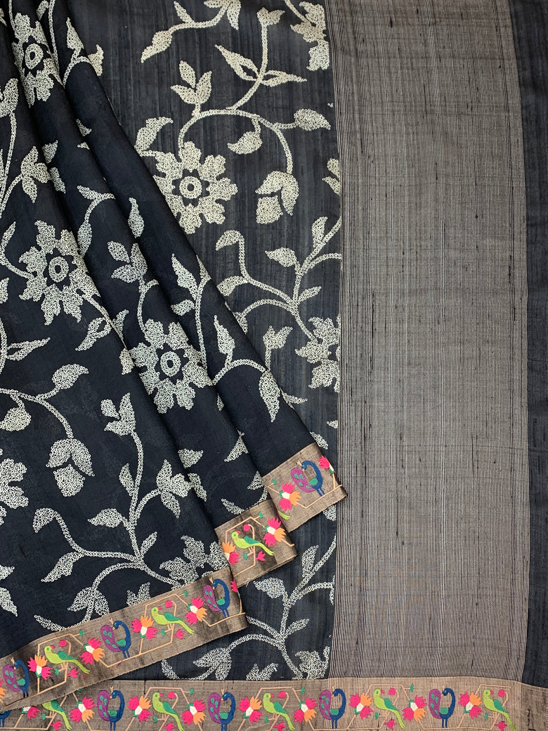 Tussore Saree