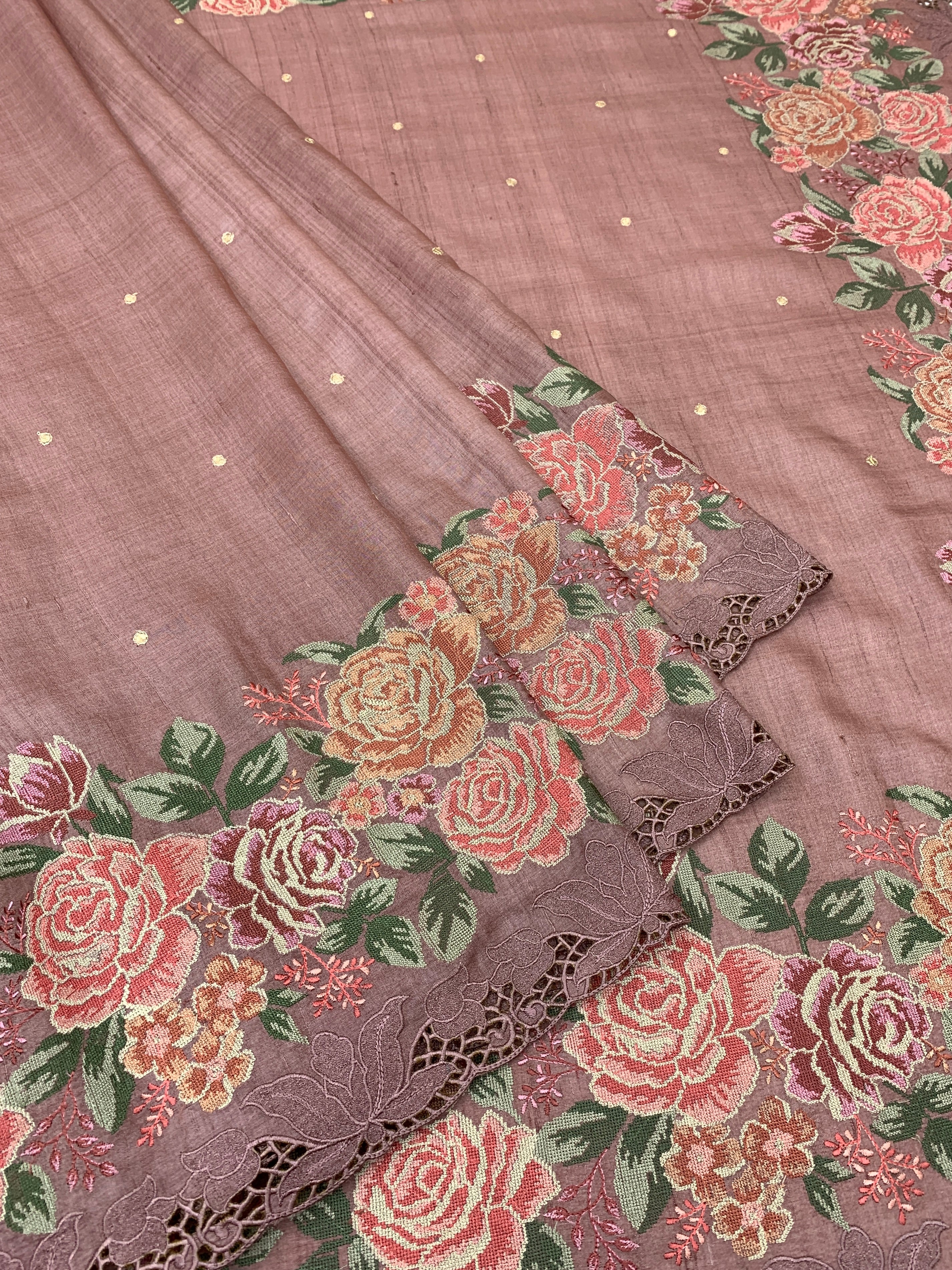Tussore Saree