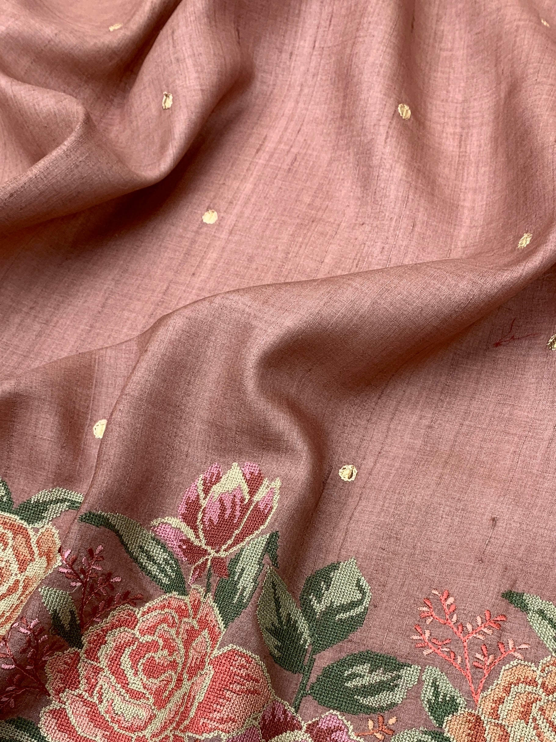 Tussore Saree