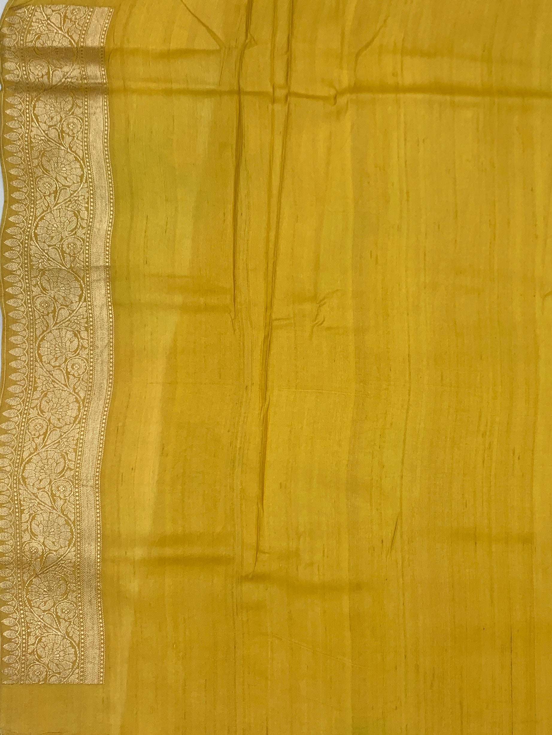 Teal Blue Tussore Georgette Saree with Contrast Pink Border