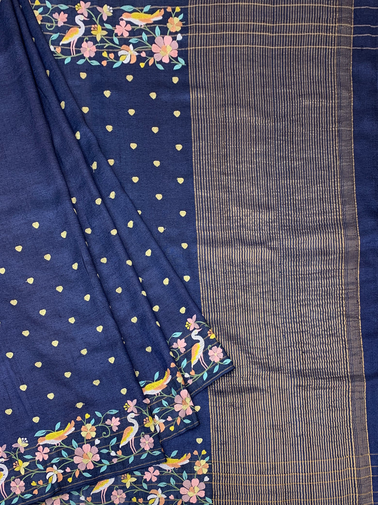Tussore Saree