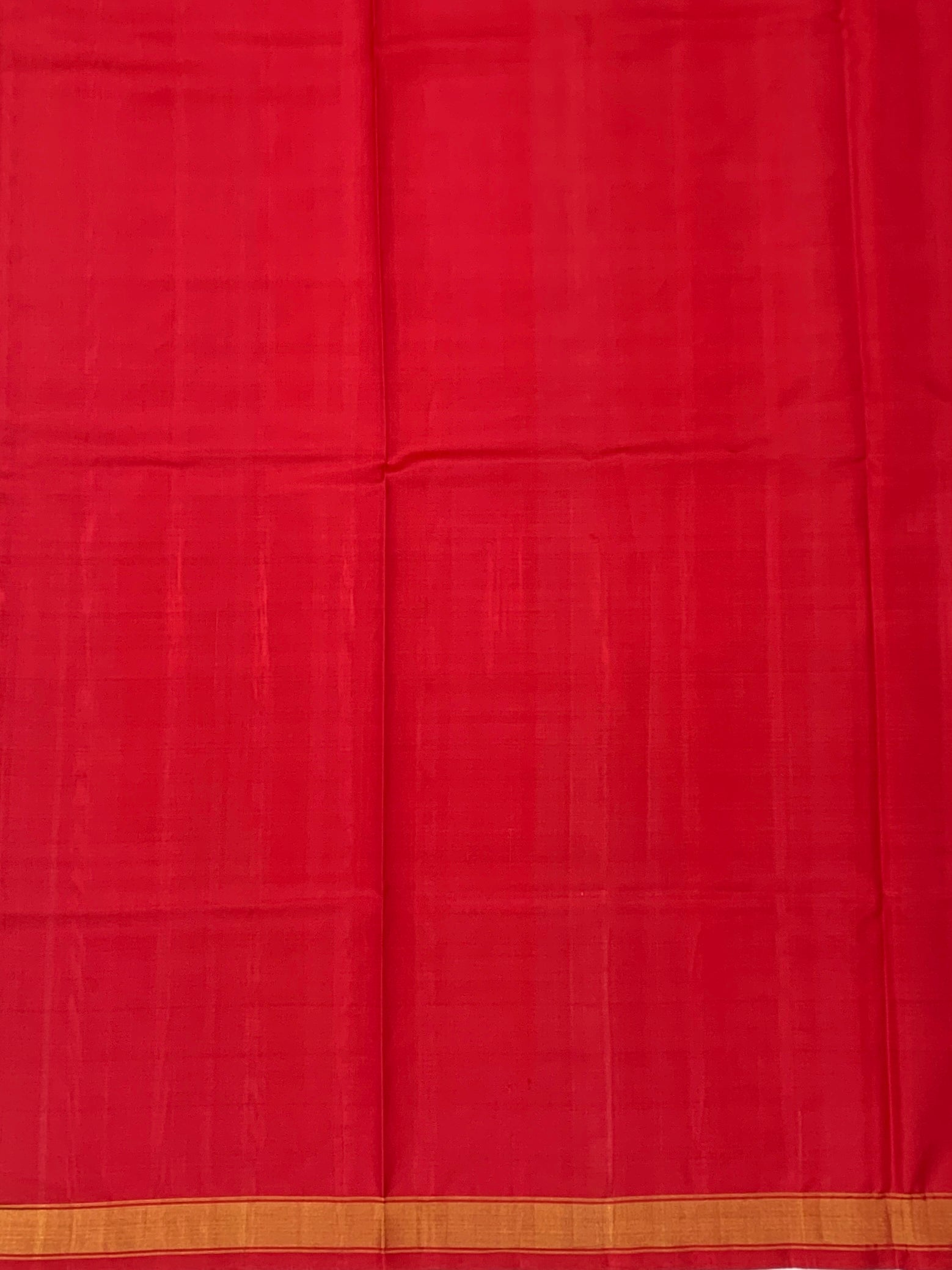 Ruby Red Geometric Lattice: Heritage Rajkot Patola Silk Saree