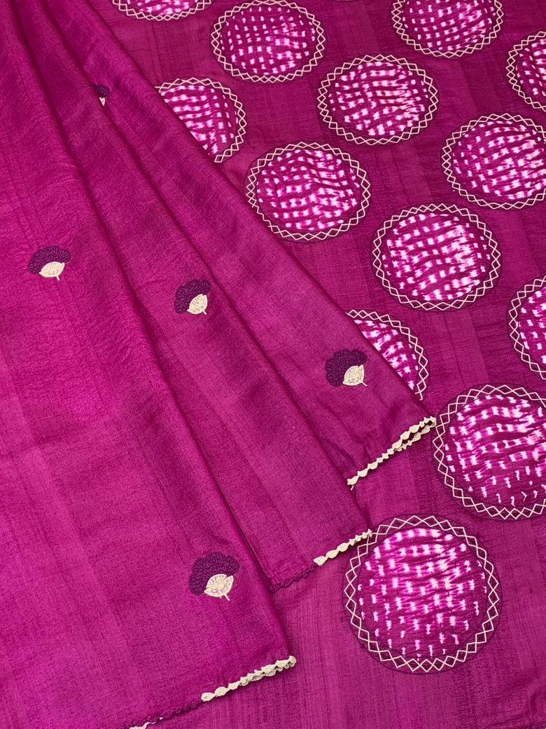Tussore Saree