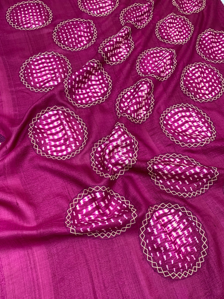 Tussore Saree