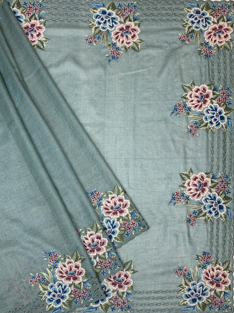 Tussore Saree