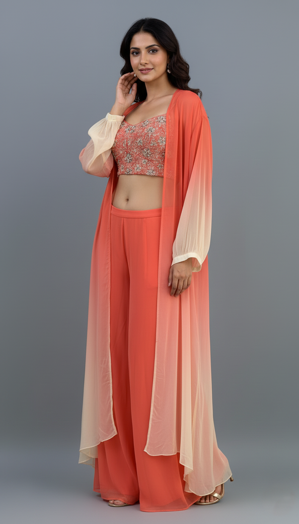 Indo Western Cape Set