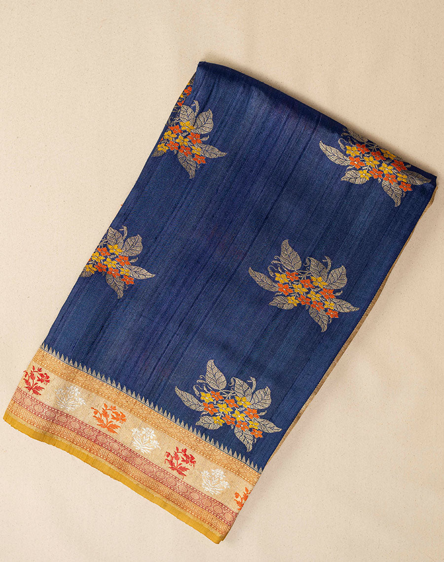 Tussore Georgette Saree