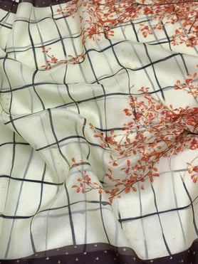 Organza Cream In Colour