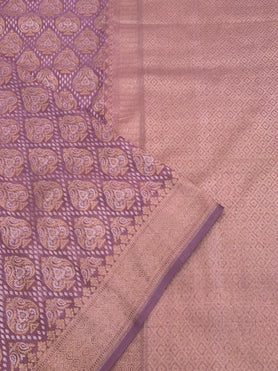 Jamdani Saree Lilac In Colour